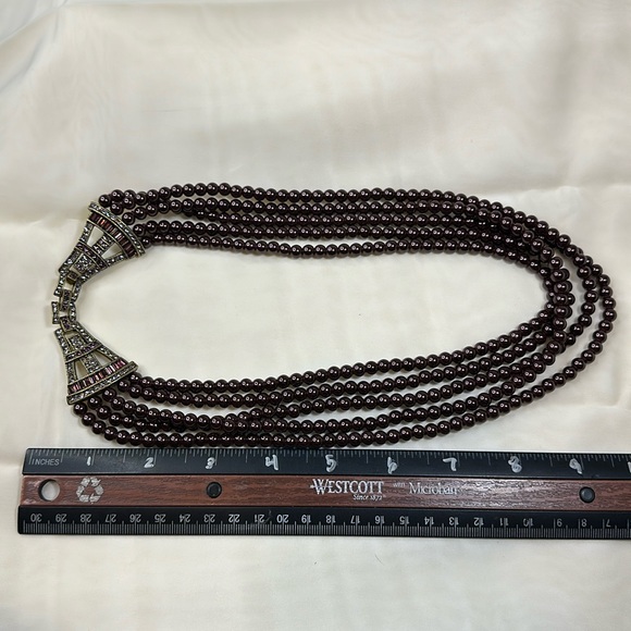 Heidi Daus beaded rhinestone crystals necklace bracelet set 2pc - Picture 4 of 13